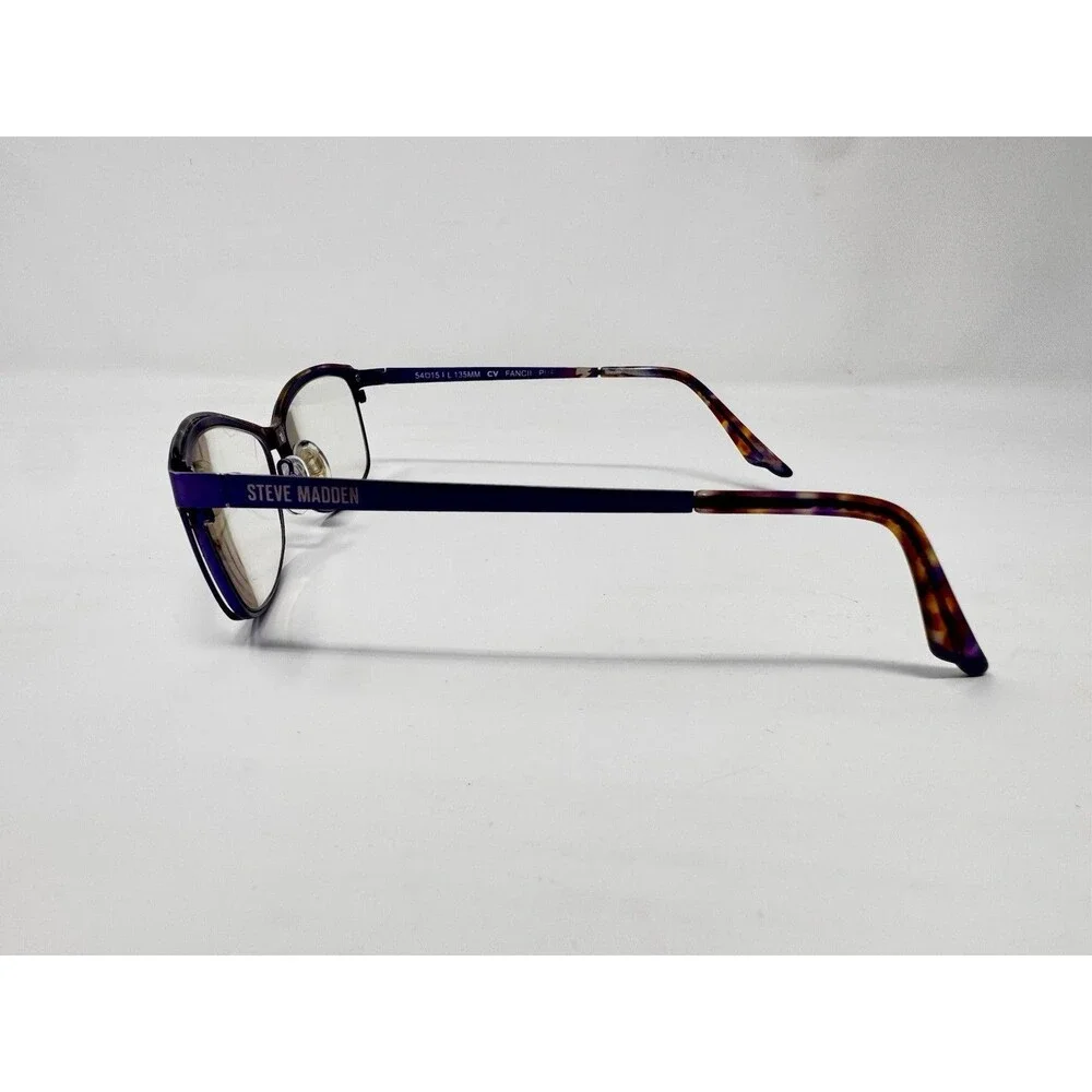 Steve Madden FANCII Eyeglass Frames Only 54-15-135 Purple CV